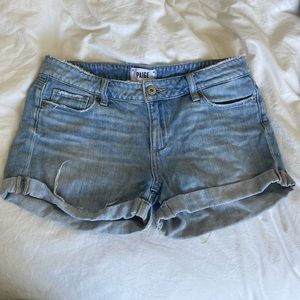 PAIGE Jimmy Jimmy Short - Belle | Denim Jean Shorts Lightwash Size 27